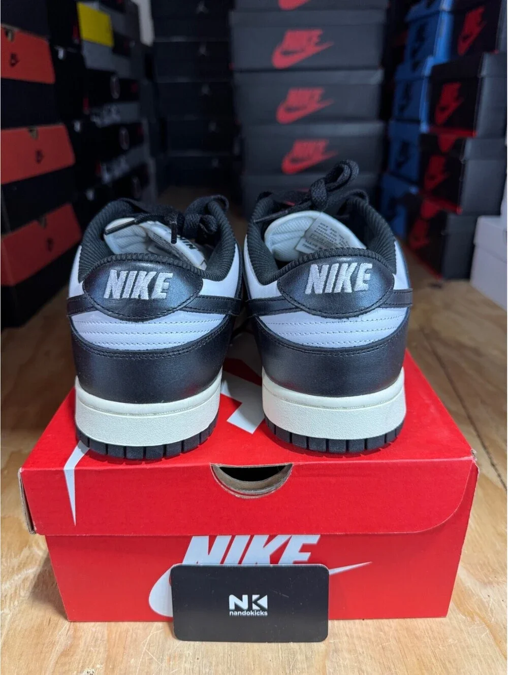 Nike Wmns Dunk Low 'Vintage Panda' USED WOMENS SZ 11.5 / MENS SZ 10